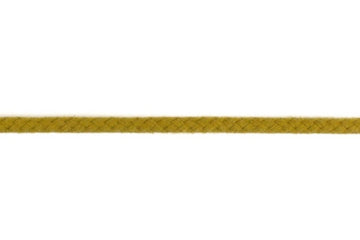 Baumwollkordel, Doppelgewebe, 5 mm, goldbraun, 0,5 m